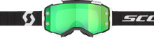 SCOTT Fury Goggle - Black/White - Green Chrome Lens 2728281007279