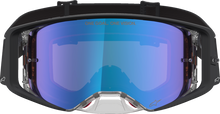 ALPINESTARS GOGGLES Supertech Goggle - Atrox - Black/Silver - Pink Mirror Lens 5100327-1712