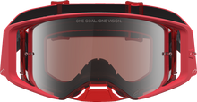 ALPINESTARS GOGGLES Supertech Goggle - Vesta - Fluo Red/Chrome - Silver Mirror Lens 5100727-3231