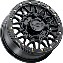 RACELINE WHEELS Wheel - Omega Beadlock - Front/Rear - Black with Gloss Black Ring - 15x8 - 4/137 - 0 mm A15GB-58037-00