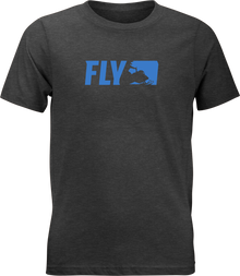 Fly Youth Primary Tee Charcoal Ym