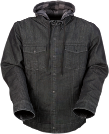 Z1R Timber Denim Shirt - Black/Gray - Small 2840-0074