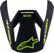 Sm3 Youth Radium Visor Black/Yellow Fluo Matt