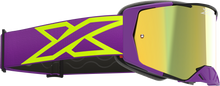 Lucid Caliber Goggle Purple Gold Mirror Lens
