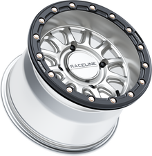 Alpha Hyper Wheel 4/156 Hyper Silver/Blk 15x10 (+10mm)