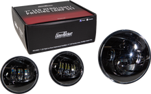 Led Headlight/Passing Lamp Set Black