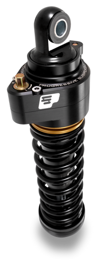 Progressive Harley Ultra Touring-QPS 944 Series Shocks, 13in, 12in Ride Height Super Duty - Black /