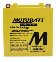 Battery Mbtx16u Sealed Factory Activated