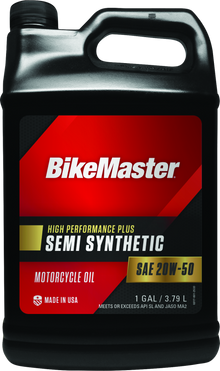 BikeMaster 20W50 Semi Synthetic Oil - Gallon