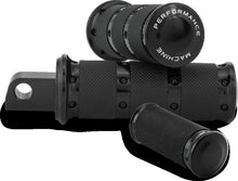Performance Machine Footpegs XLS - Black Ano
