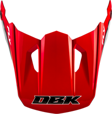 Kinetic Dbk Helmet Visor Red/Black/Grey Xl/2x