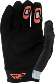 Women's Lite Flake Gloves Black/Light Grey/Coral Sm