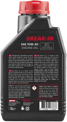 Break In Mineral Engine Oil 4t 10w40 1l