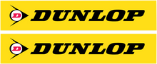 FACTORY EFFEX FX Swingarm Sticker - Dunlop - Yellow 02-7065