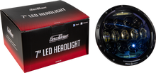 Led Headlight 7" 130w Black 10,000/5000 Lumens