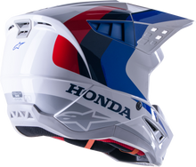 Honda S M5 Helmet White/Blue/Red Glossy Xs