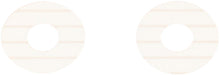 Semi Transparent Nylon Washer 6x16mm 10/Pk