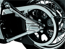 Kuryakyn Swingarm Cover Kit - Unlighted 00-07 Softail Models Chrome