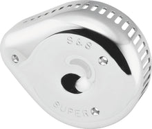 S&S Cycle Slasher Slotted Air Cleaner Cover For Super E/G Carbs - Chrome