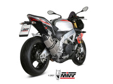 MIVV Slip-on, Speed Edge Titan, Standard Exhaust For Aprilia Tuono V4 1100 2018-2020