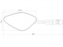 Rizoma NAMIC SPORT Mirrors