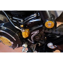 CNC Racing Bi-Color Front Sprocket Cover for Ducati Scrambler 1100/800 (2019+), Monster 937, and Hypermotard 950