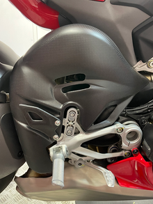 Carbonvani Carbon Fiber OE Exhaust Guard for Ducati Panigale V4 (2025+)