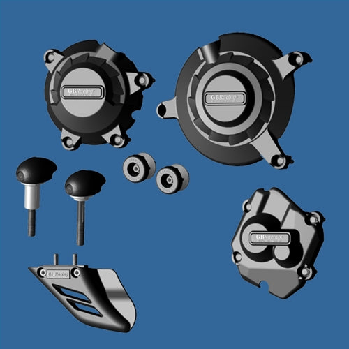 GB Racing Protection Bundle Lower Chain Guard for Kawasaki ZX-10R Ninja '11-19