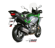 MIVV Slip-on, Oval Titan, Standard Exhaust For Kawasaki Versys 1000 2019-2022