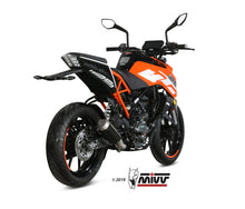 MIVV Slip-on, MK3 Black, Standard Exhaust For KTM 125 Duke/390 Duke/RC 125/RC 390 2017-2020