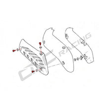 CNC Racing Exhaust Shield Kit For Ducati Monster 1200/821 (all) (3)