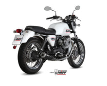 MIVV 2 Slip-on, Ghibli Black, Standard Exhaust For Moto Guzzi V7 Classic / Special 2008-2016