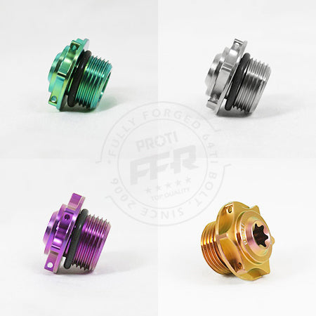 PROTI Titanium Engine Oil Fill Plug for Ducati Honda Kawasaki Triumph and Yamaha - M20x2.5