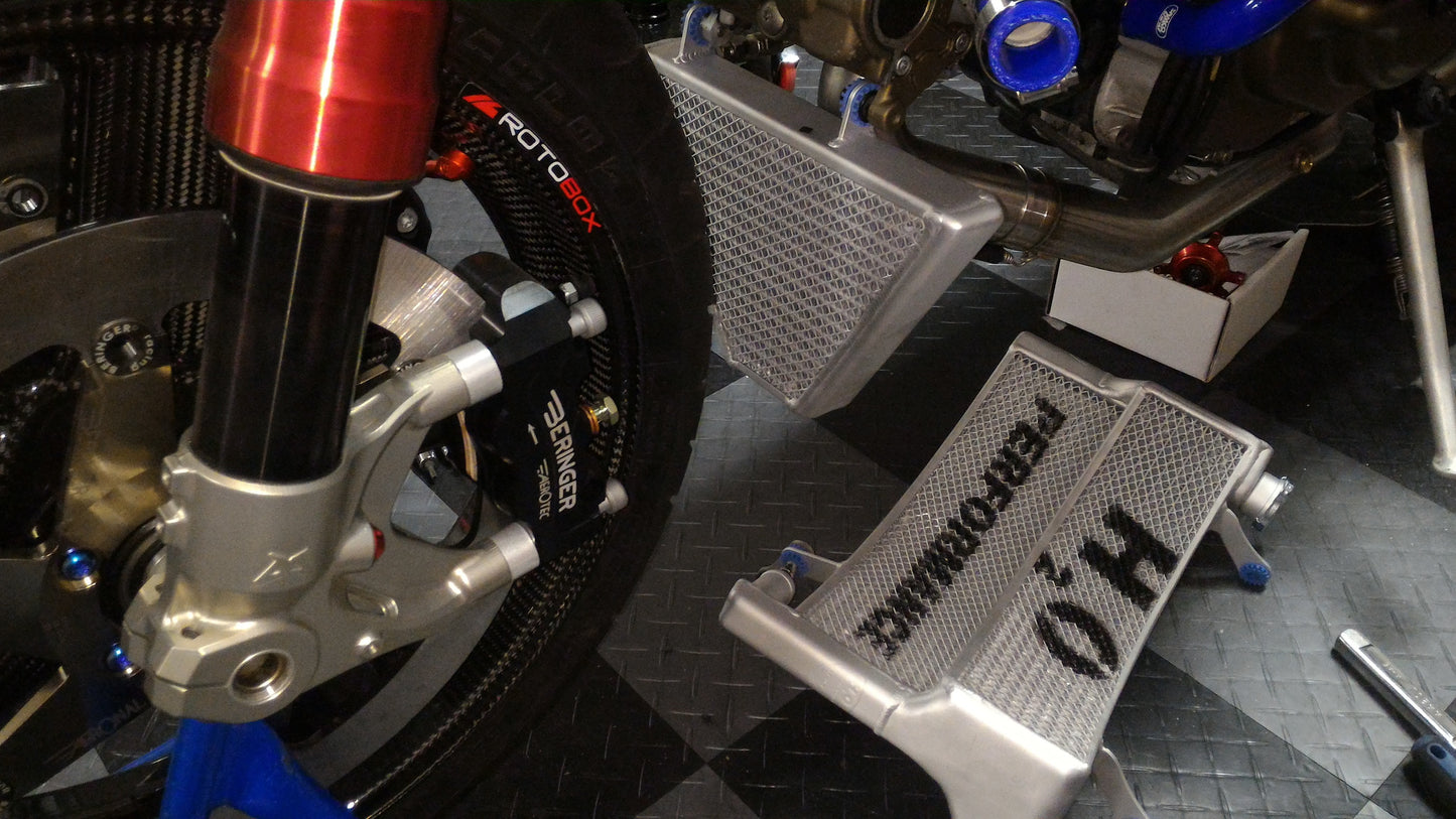 Galletto Radiatori (H2O Performance) Oversized Racing Radiator kit For Ducati Monster S4 / S4R / S4RS / S4RT
