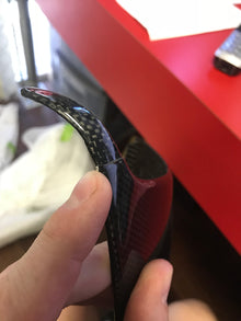 MOTOCORSE - CARBON FIBER AIR DUCT COVER SET FOR DUCATI DIAVEL 2010-18 - GLOSS - DAMAGED