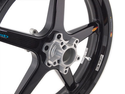 BST Twin TEK 5 Spoke Carbon Fiber Front Wheel for the Triumph Rocket III (06-13) - Includes Carrier - 3.5 x 18