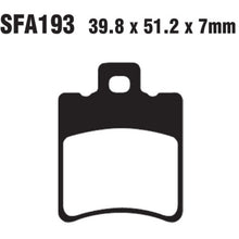 EBC Brakes Double-H Sintered Superbike Brake Pads Front - SFA193HH