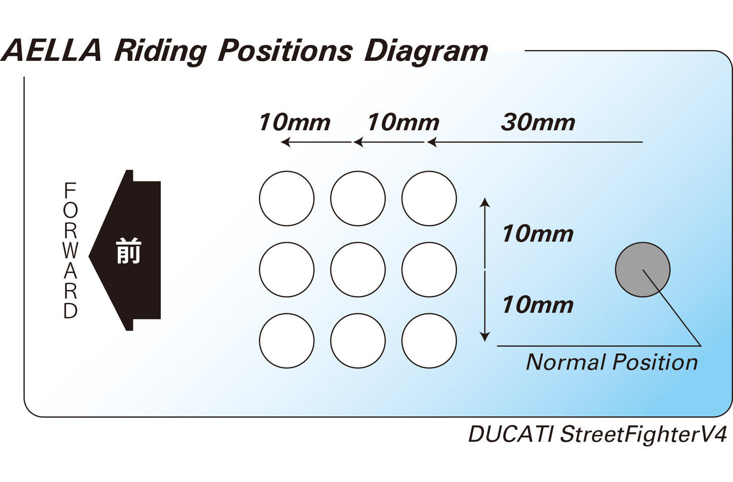 AELLA Riding Step Kit (Rearsets) for the Ducati Streetfighter V4 / S