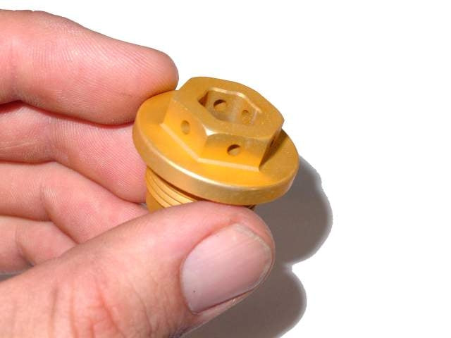 TPO Billet Aluminum Oil Drain Plug for Early model Ducati and Bimota Models