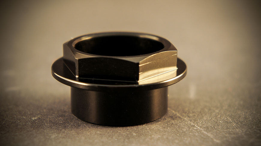 AEM FACTORY - ERGAL FRONT ALUMINUM AXLE NUT DUCATI (SMALL) and MV Agusta