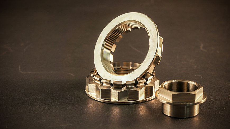 AEM FACTORY - FRONT TITANIUM AXLE NUT DUCATI AND MV AGUSTA (SMALL)