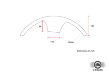 C-Racer Universal Front Fender - Type 1