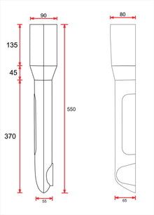C-Racer Fork Guards - Short - Conventional Forks - UFG1