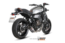 MIVV Full System 2x1, Oval Titanium, Standard Exhaust For Yamaha XSR 700 2016-2022