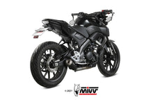 MIVV Full System 1x1, X-M1 Black, Standard Exhaust For Yamaha MT-125 2020-2022