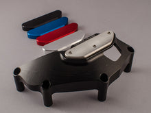 WOODCRAFT Yamaha FZ-07 (MT07) LHS Stator Cover Protector Black Anodized with Choice of Skid Plate (0247H)