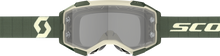Fury Ls Goggle Kaki Green Ls Grey Works