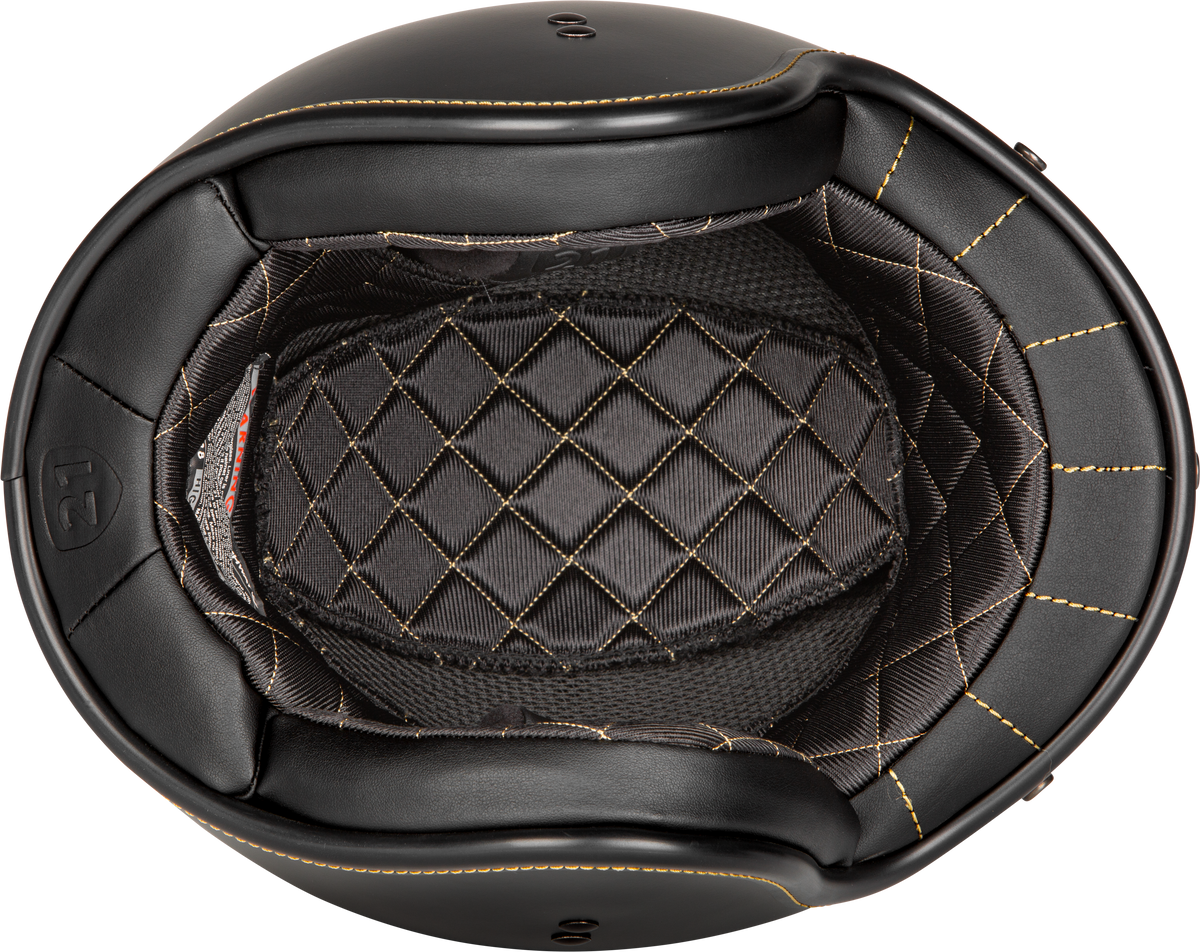 .38 Retro Helmet Matte Black Xs