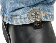 Stirrup/Strap Boot Type (John 3:16)