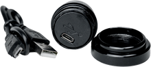 Stick On Led Dome Light Usb Rechargeable Black